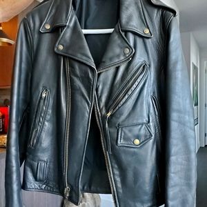 Original 1950s motorcycle and leather chaps